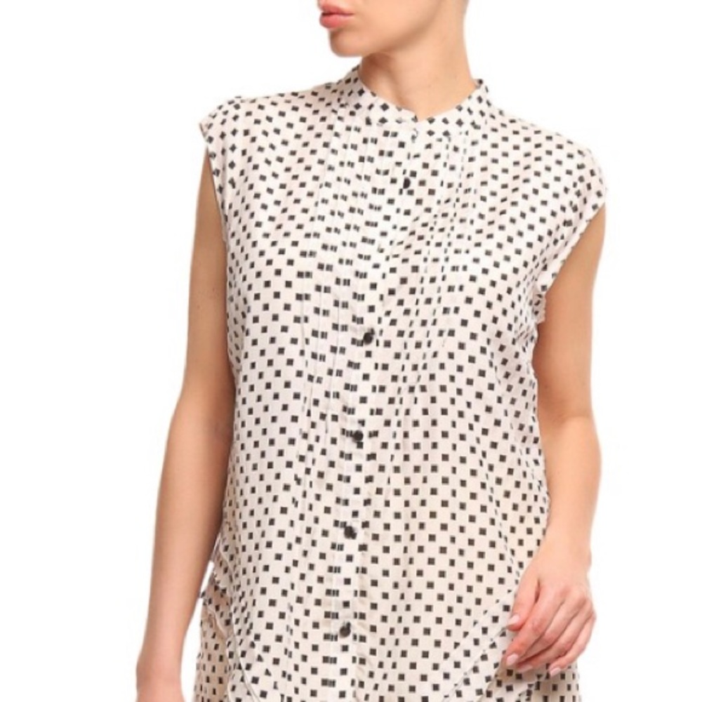 Marc Jacobs Printed Button Blouse